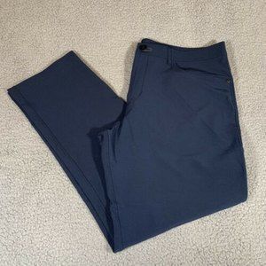 Public Rec Navy Blue Straight Leg 5 Pocket Active Mens Pants Sz 36/28 EUC